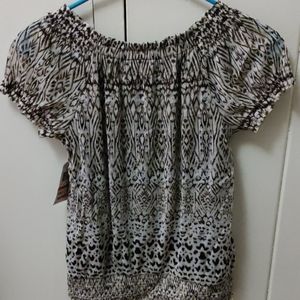 Women's INC Short Sleeve Blouse, Size X-Small